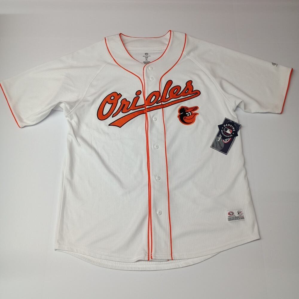 Baltimore Orioles White Men’s‎ MLB Jersey Size L True Fan